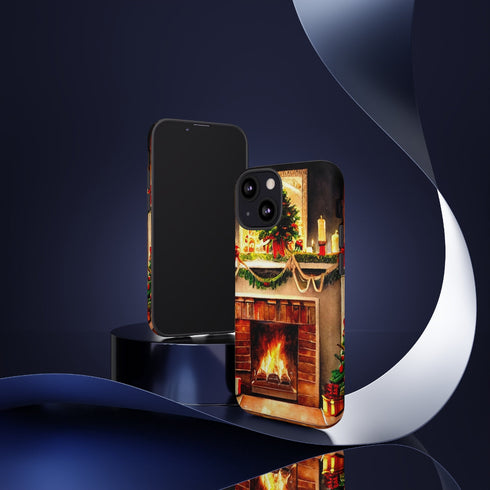 Warm Chirstmas Hearth - Impact Resistant Phone Case